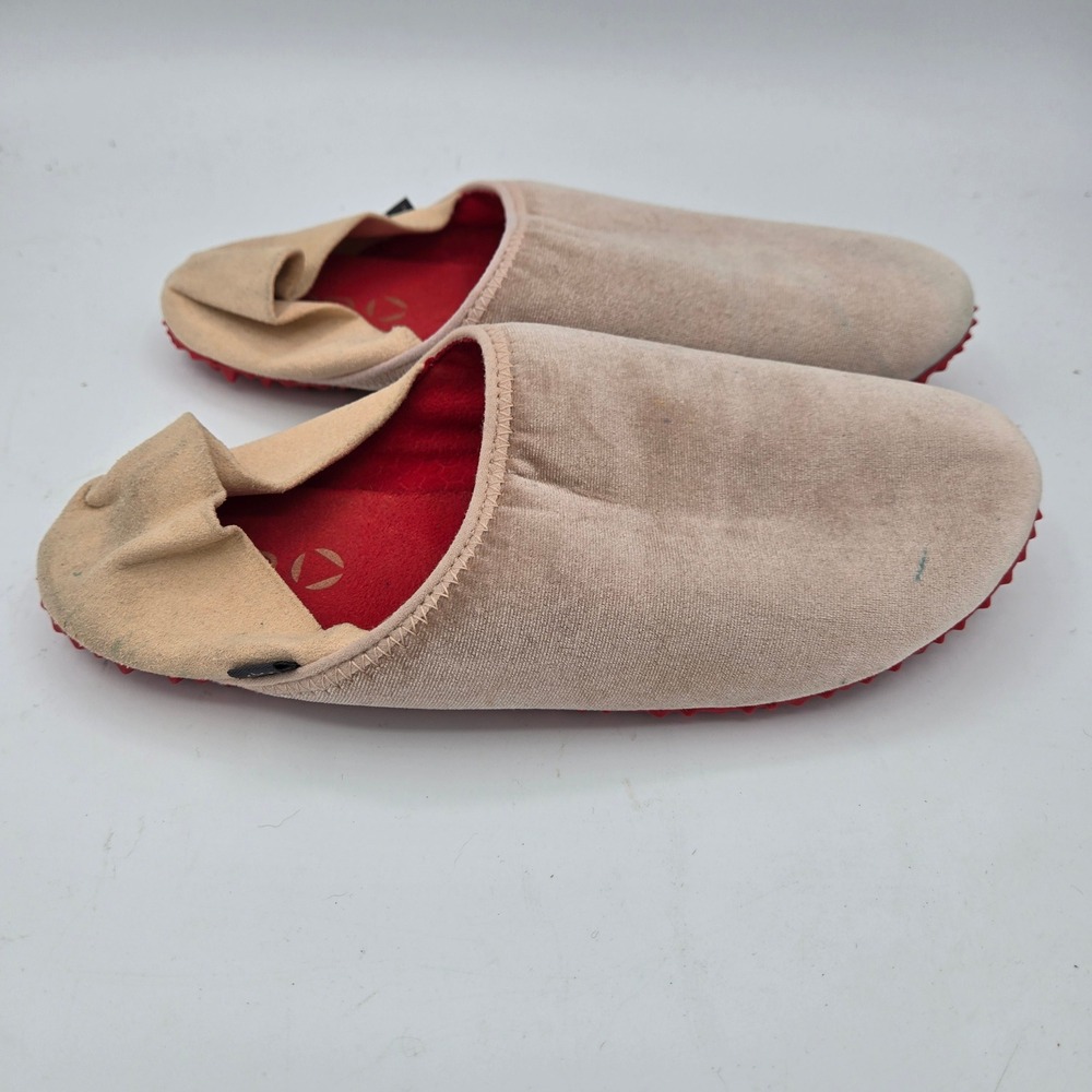 Plae IPHAI-HA Mules Women's Shoes Size 6 M Blush Pink Red Accent Comfortable